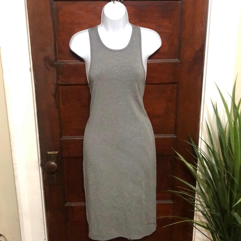 Gray Midi Summer Dress